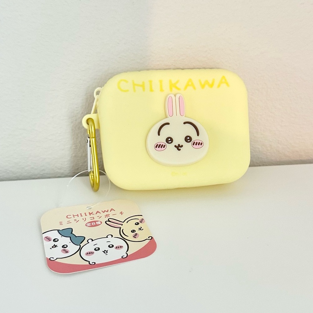 NWT Nagano Chiikawa Usagi Rabbit Mini Silicone Pouch Rabbit 9cm
